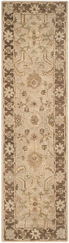 Safavieh Anatolia An585H Light Grey / Dark Brown Rugs.
