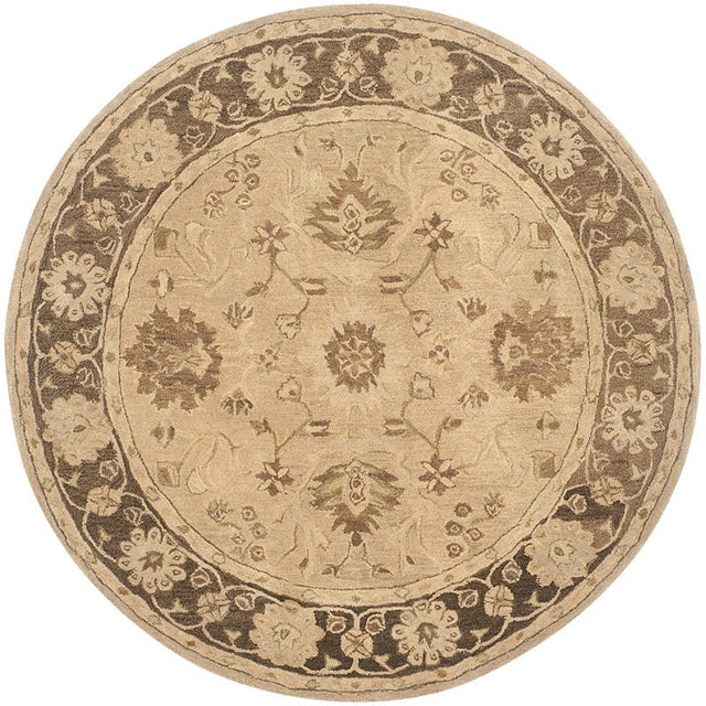 Safavieh Anatolia An585H Light Grey / Dark Brown Rugs.