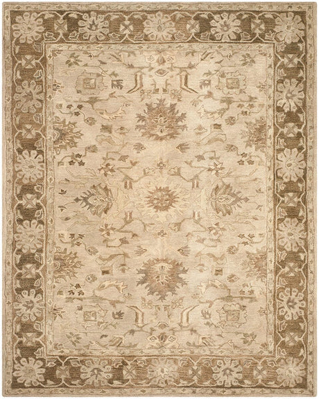 Safavieh Anatolia An585H Light Grey / Dark Brown Rugs.