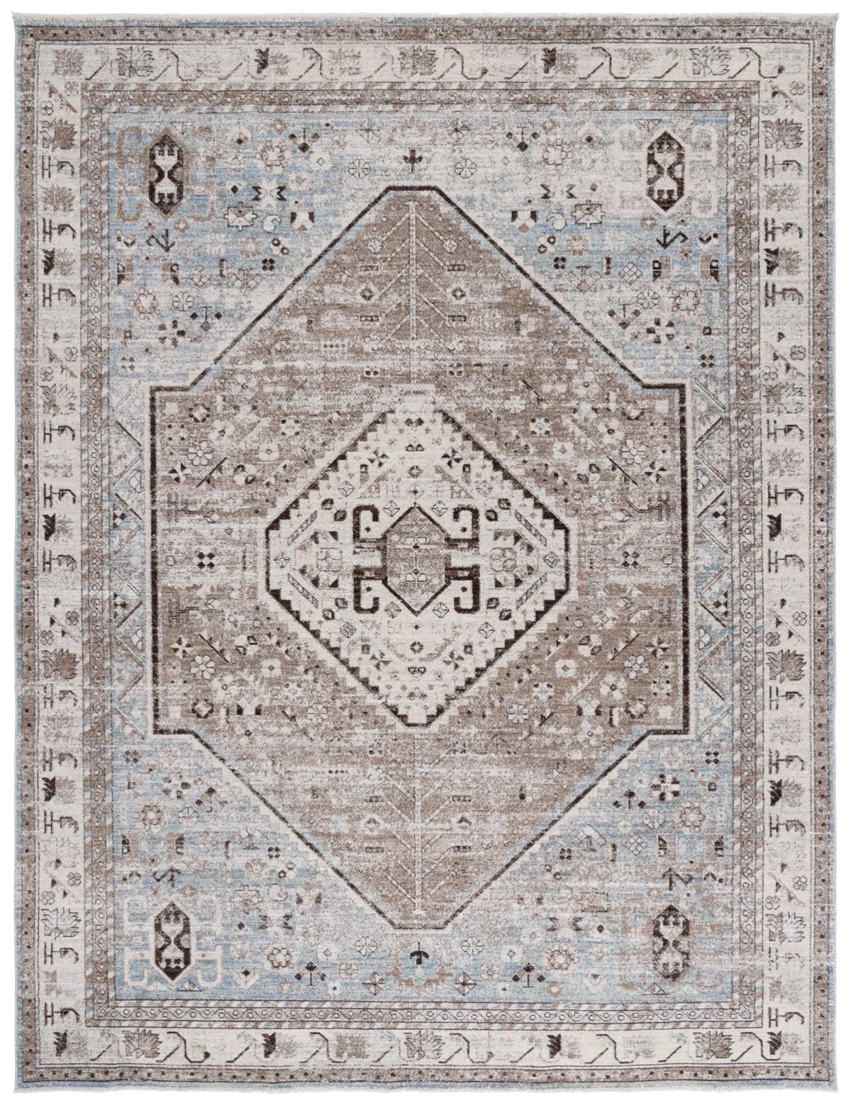Safavieh Antique Patina 10'-0" x 12'-9" Rug in Blue / Beige