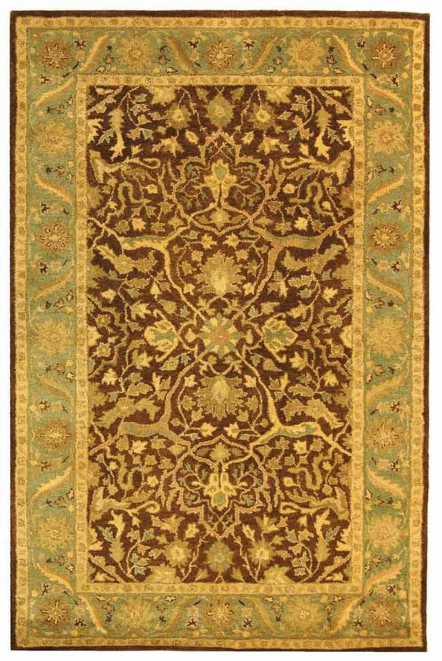 Safavieh Antiquities at14f Brown / Green Rugs.