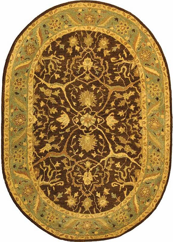 Safavieh Antiquities at14f Brown / Green Rugs.