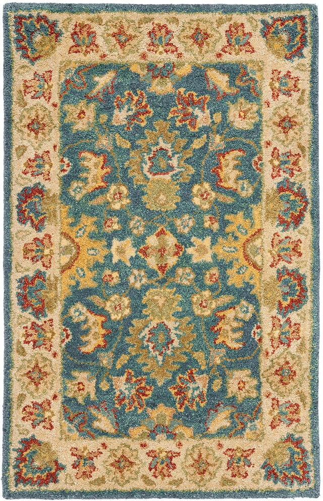 Safavieh Antiquities At15A Blue / Beige Rugs.