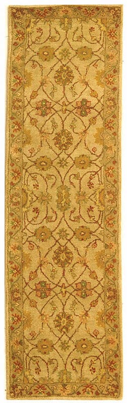 Safavieh Antiquities at17a Ivory / Light Green Rugs.