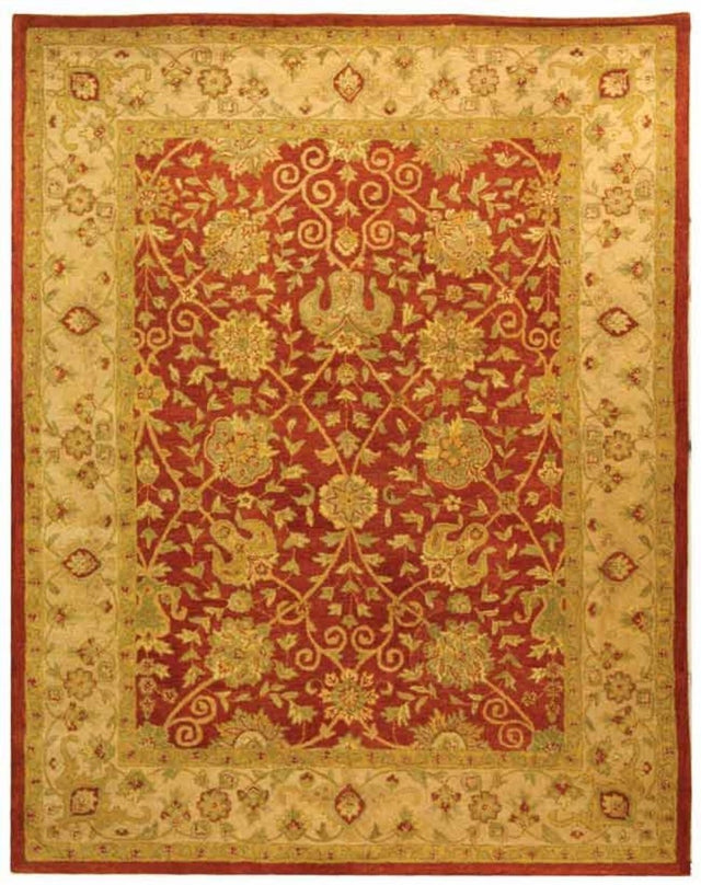 Safavieh Antiquities at21a Rust Rugs.