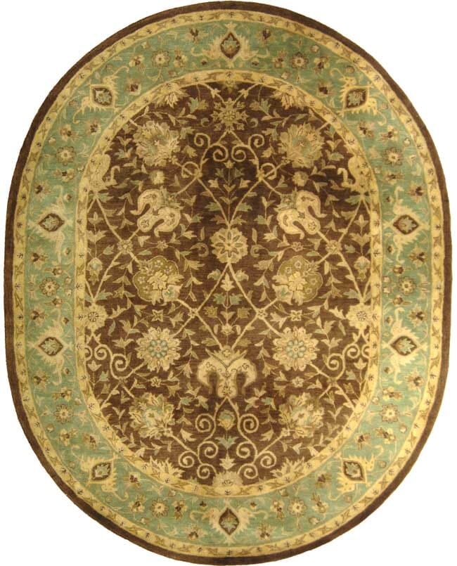 Safavieh Antiquities At21G Brown / Green Rugs.
