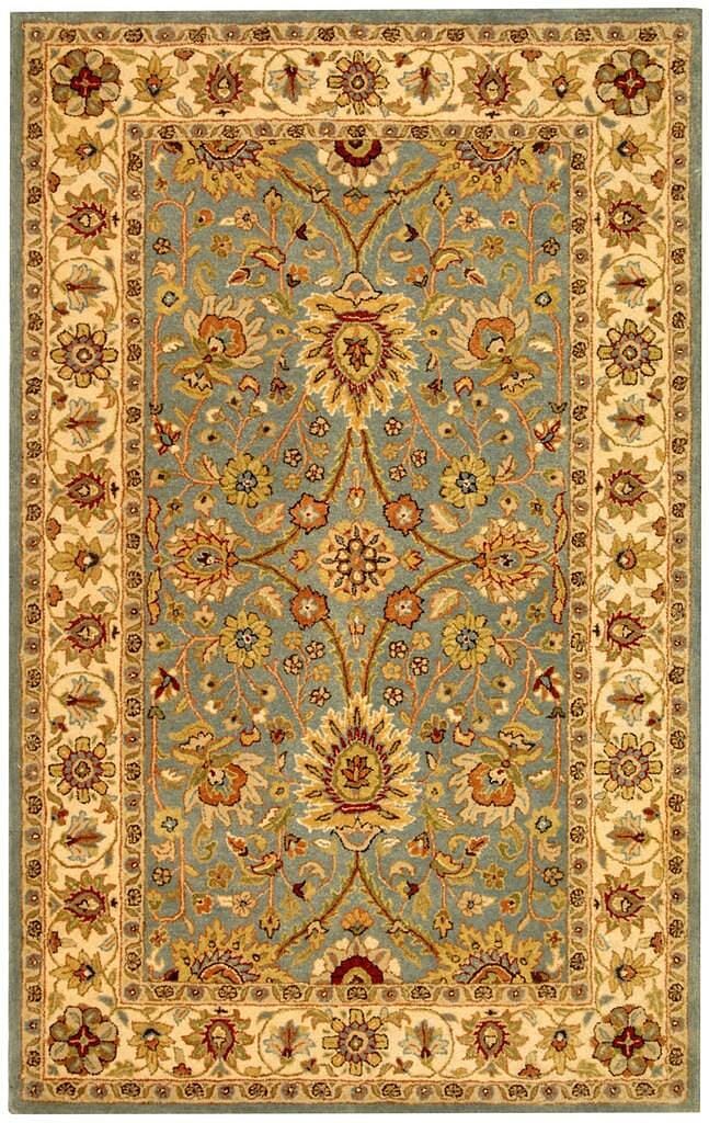 Safavieh Antiquities at249a Light Blue / Ivory Rugs.