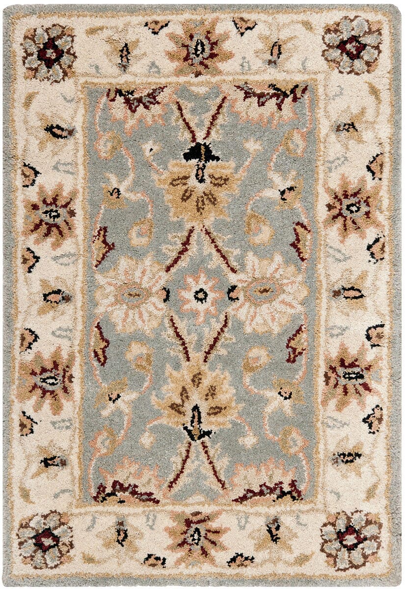 Safavieh Antiquities at249a Light Blue / Ivory Rugs.