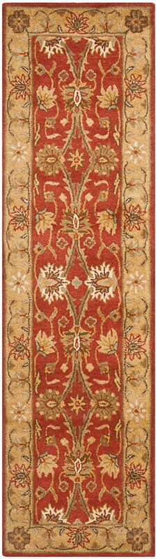 Safavieh Antiquities at249c Rust / Gold Rugs.