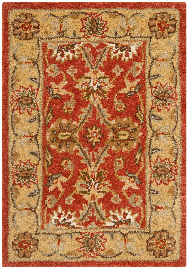 Safavieh Antiquities at249c Rust / Gold Rugs.