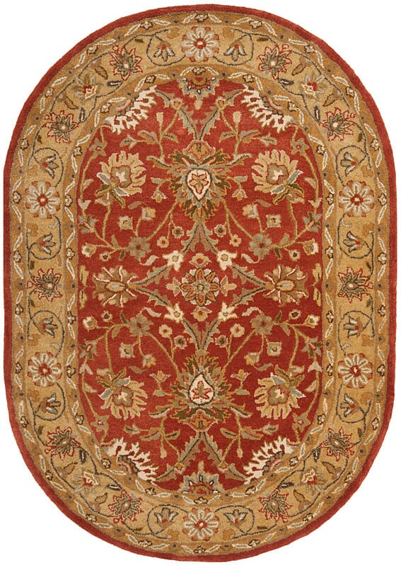 Safavieh Antiquities at249c Rust / Gold Rugs.