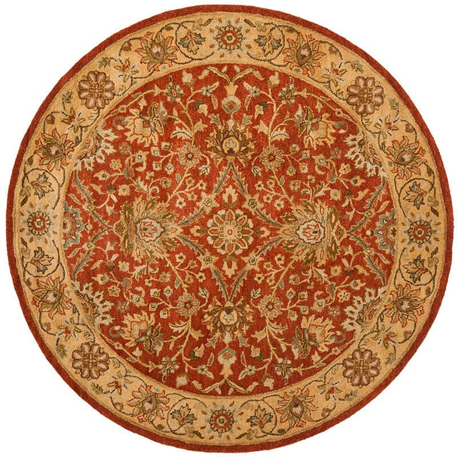 Safavieh Antiquities at249c Rust / Gold Rugs.