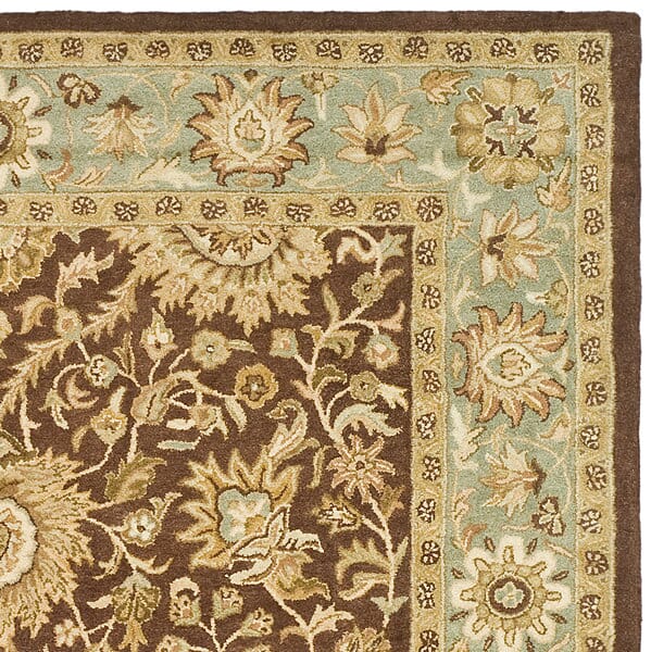 Safavieh Antiquities at249d Chocolate / Blue Rugs.