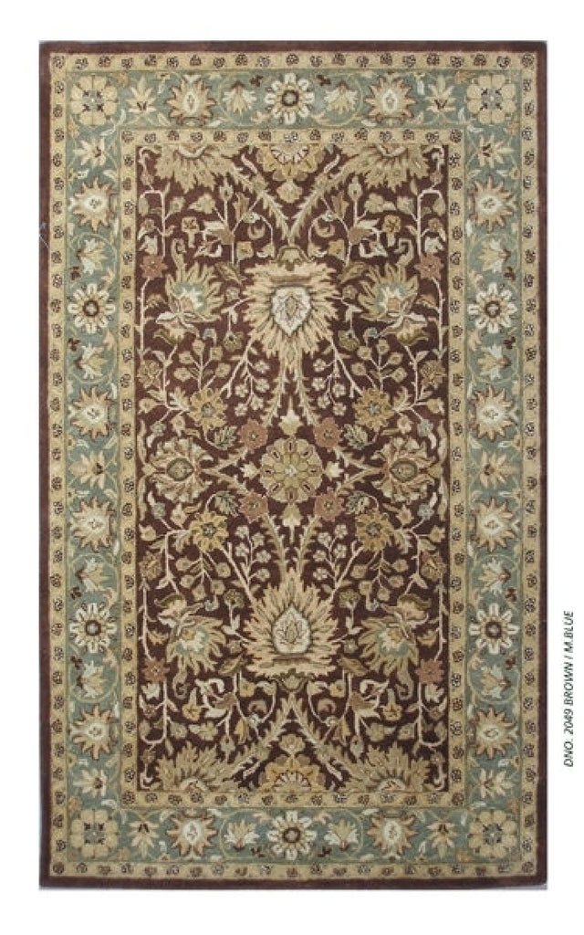 Safavieh Antiquities at249d Chocolate / Blue Rugs.
