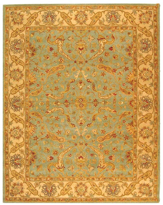 Safavieh Antiquities at311b Teal / Beige Rugs.