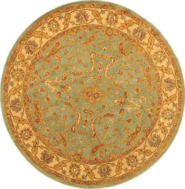 Safavieh Antiquities at311b Teal / Beige Rugs.