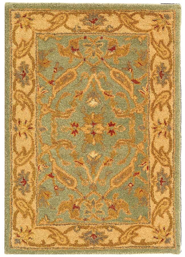 Safavieh Antiquities at311b Teal / Beige Rugs.