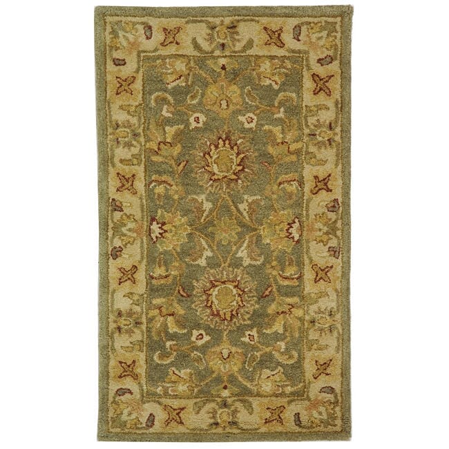 Safavieh Antiquities at313a Green / Gold Rugs.