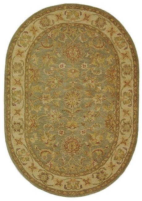 Safavieh Antiquities at313a Green / Gold Rugs.