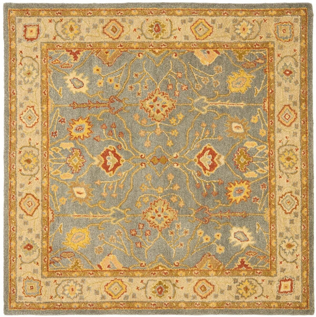 Safavieh Antiquities at314a Blue / Ivory Rugs.