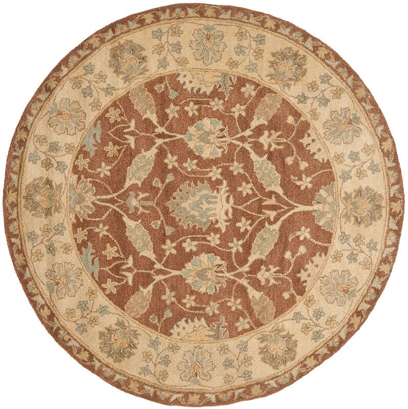 Safavieh Antiquities at315a Brown / Taupe Rugs.