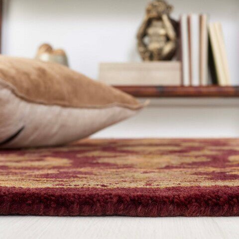 Safavieh Antiquities at52b Wine / Gold Rugs.