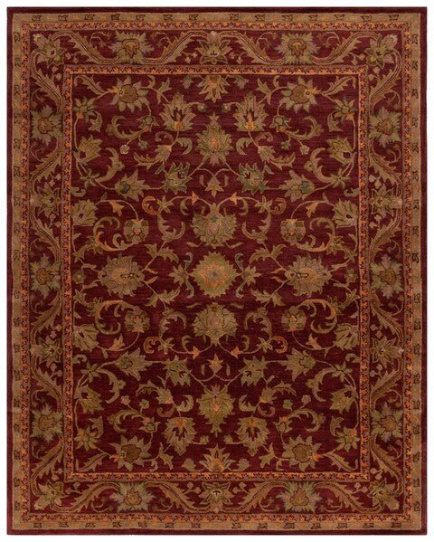 Safavieh Antiquities at52b Wine / Gold Rugs.