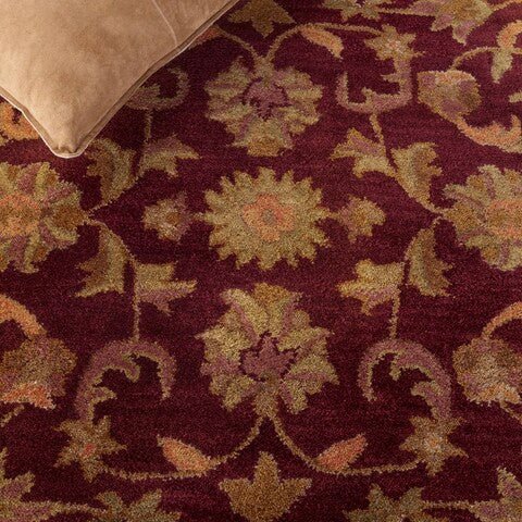 Safavieh Antiquities at52b Wine / Gold Rugs.