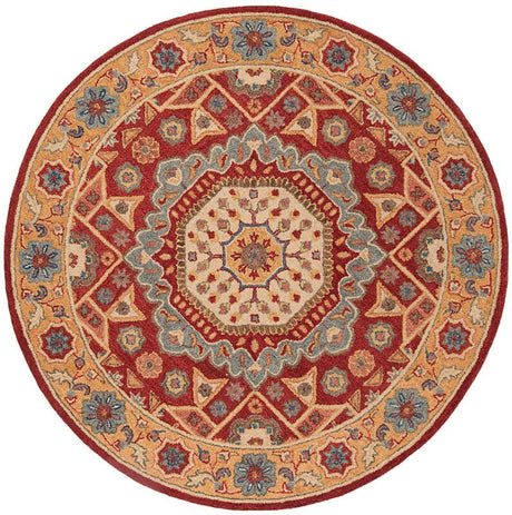 Safavieh Antiquity At501Q Red / Orange Rugs.