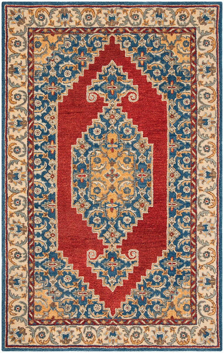Safavieh Antiquity At505M Blue / Red Rugs.