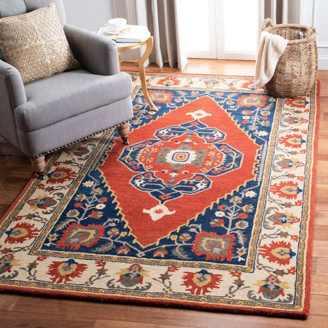 Safavieh Antiquity At510P Rust/Ivory Rugs.