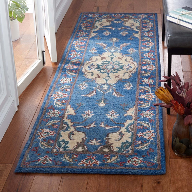 Safavieh Antiquity At520M Blue/Ivory Rugs.