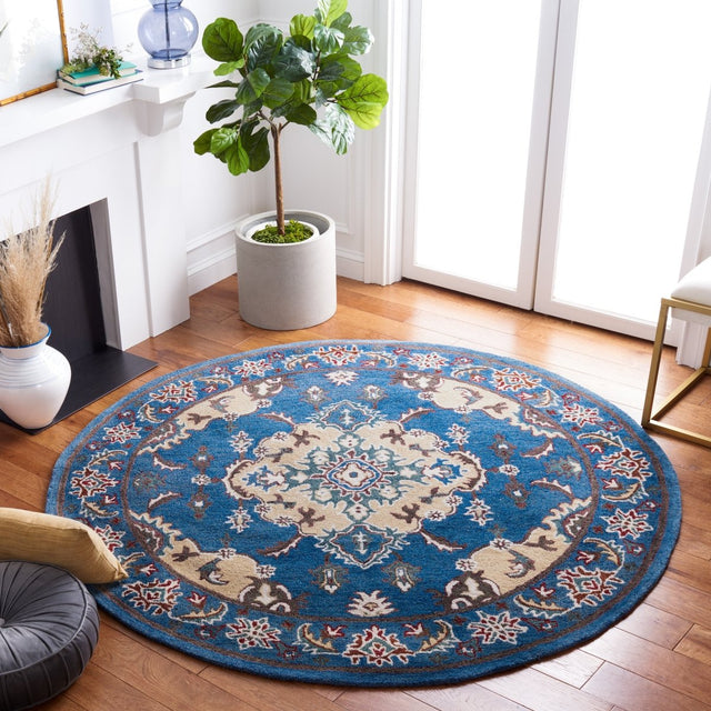 Safavieh Antiquity At520M Blue/Ivory Rugs.