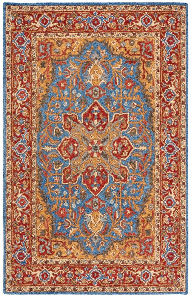 Safavieh Antiquity At521Q Red/Blue Rugs.