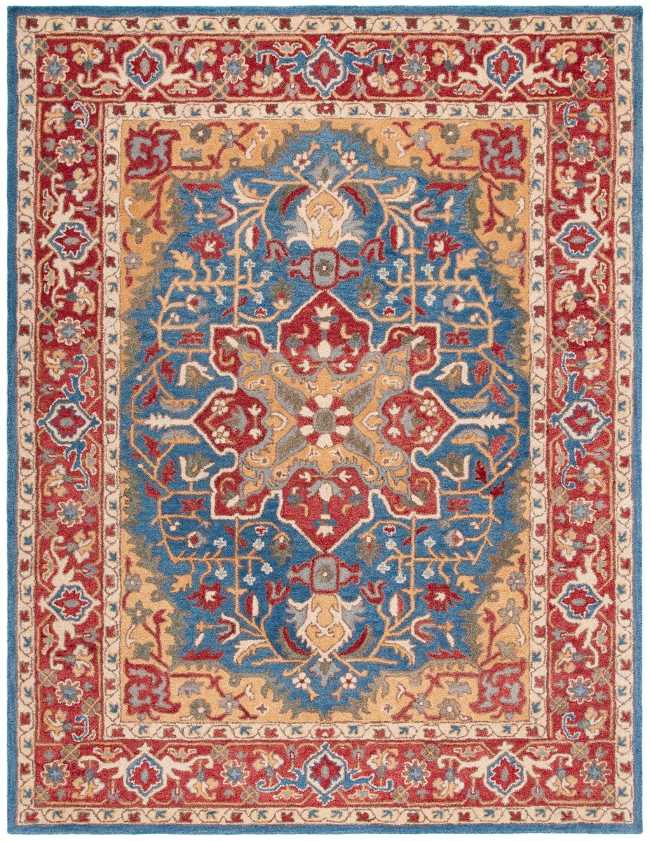 Safavieh Antiquity At521Q Red/Blue Rugs.