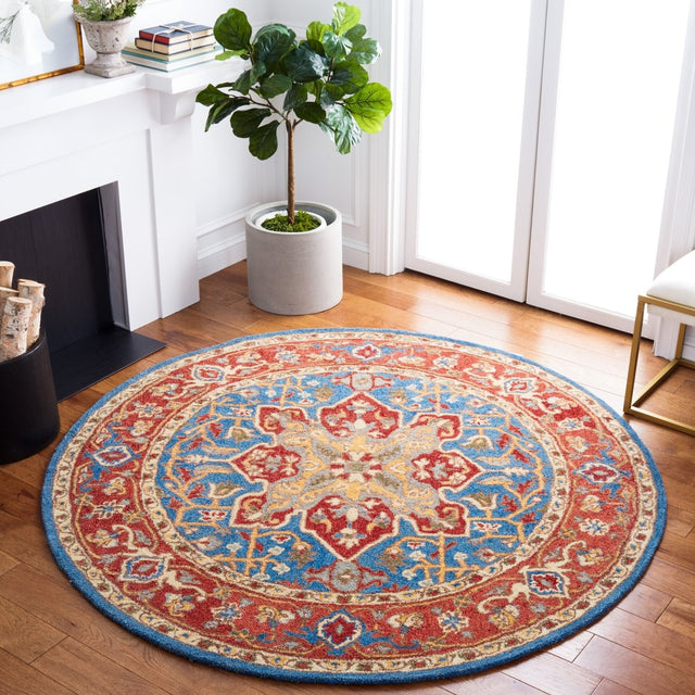 Safavieh Antiquity At521Q Red/Blue Rugs.