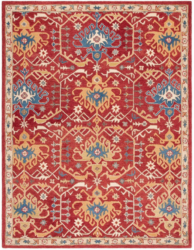 Safavieh Antiquity At522Q Red/Yellow Rugs.