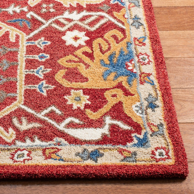 Safavieh Antiquity At522Q Red/Yellow Rugs.
