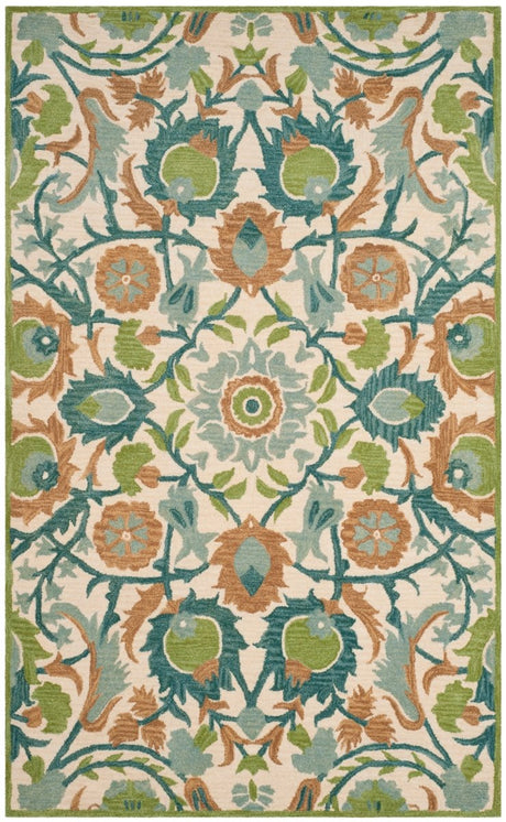 Safavieh Antiquity At59A Ivory/Green Rug.