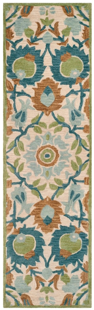 Safavieh Antiquity At59A Ivory/Green Rug.