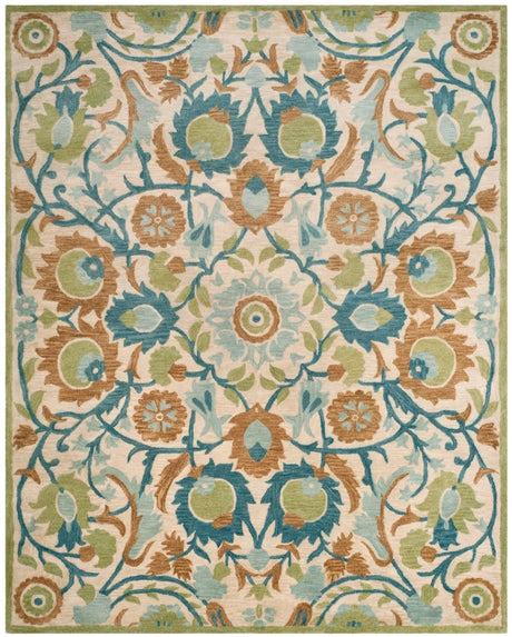 Safavieh Antiquity At59A Ivory/Green Rug.
