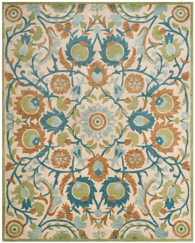 Safavieh Antiquity At59A Ivory/Green Rug.