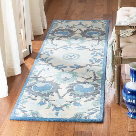 Safavieh Antiquity At59B Ivory/Blue Rug.