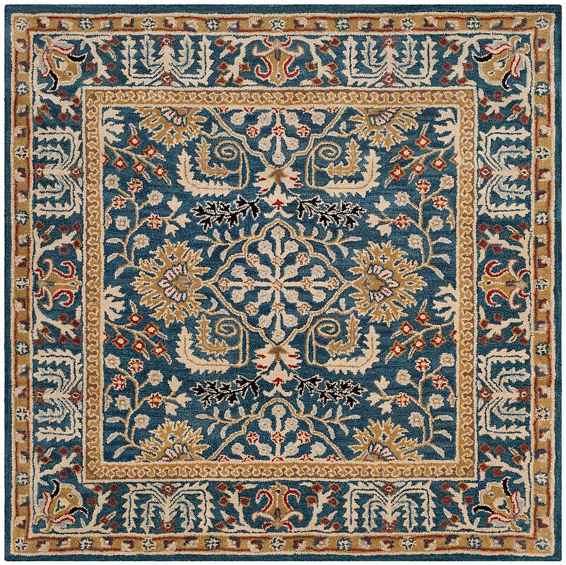 Safavieh Antiquity At64B Dark Blue/Multi Rug.