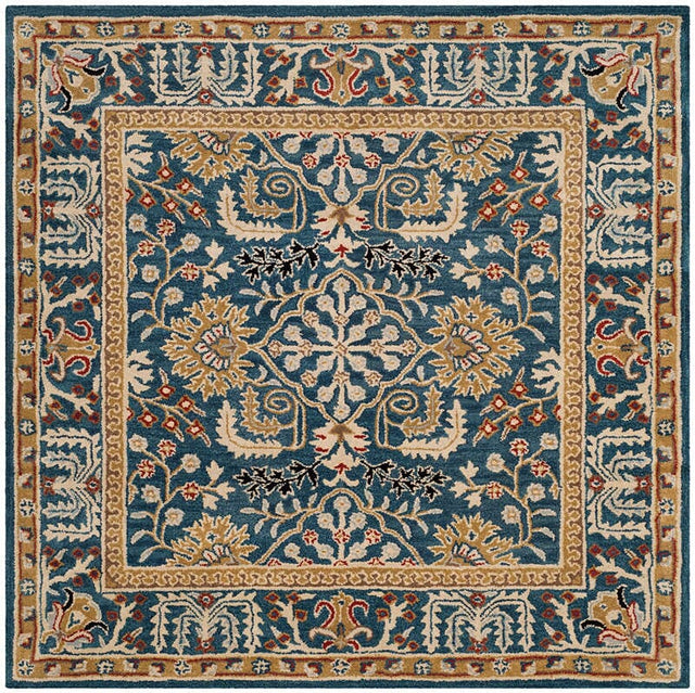 Safavieh Antiquity At64B Dark Blue/Multi Rug.