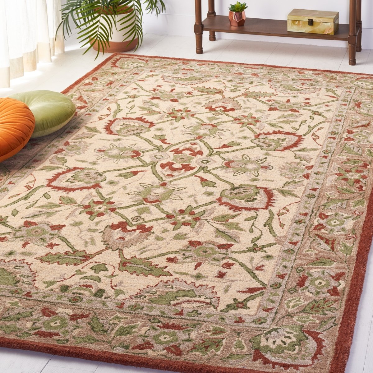Safavieh Antiquity At65P Rust/Ivory Rug.