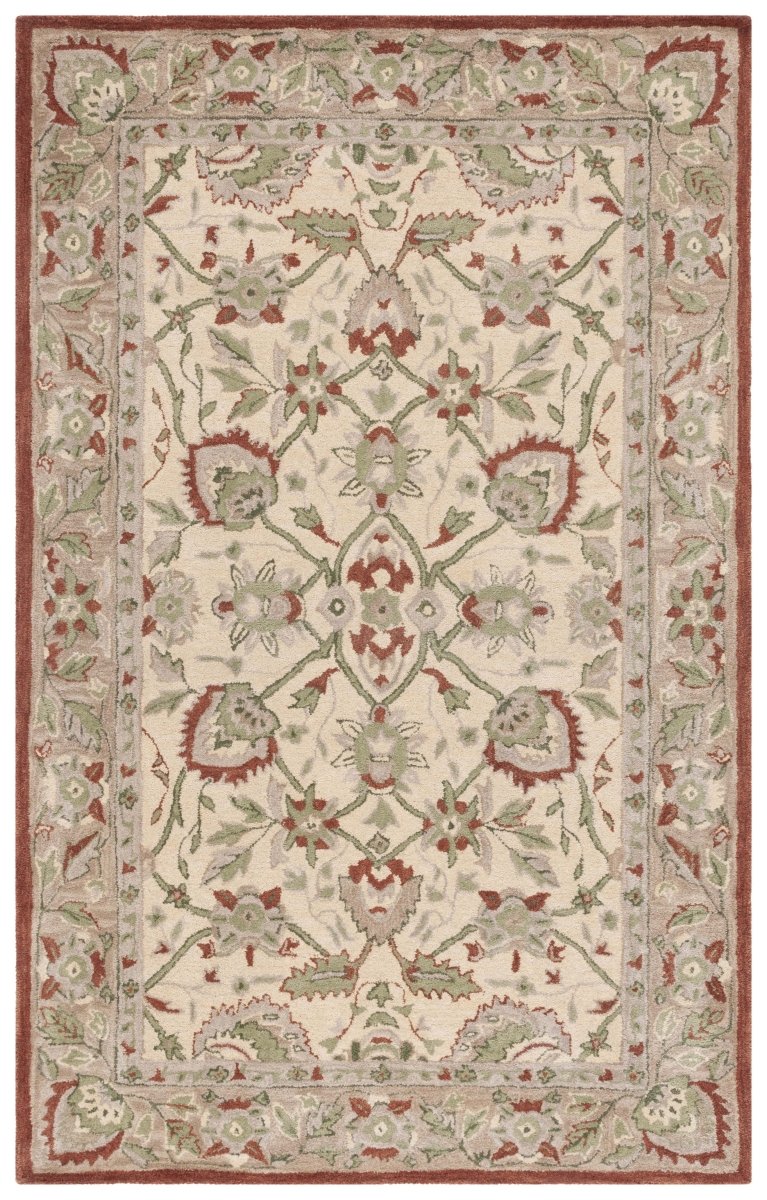 Safavieh Antiquity At65P Rust/Ivory Rug.