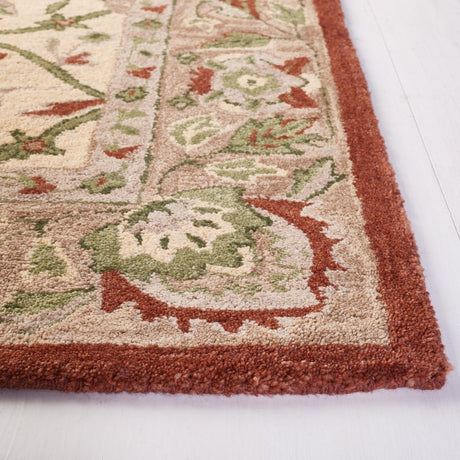 Safavieh Antiquity At65P Rust/Ivory Rug.
