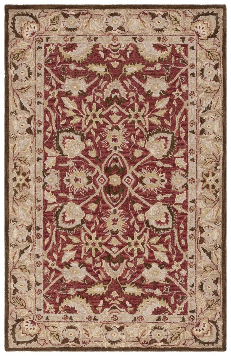 Safavieh Antiquity At65Q Red/Beige Rug.