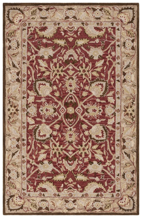 Safavieh Antiquity At65Q Red/Beige Rug.